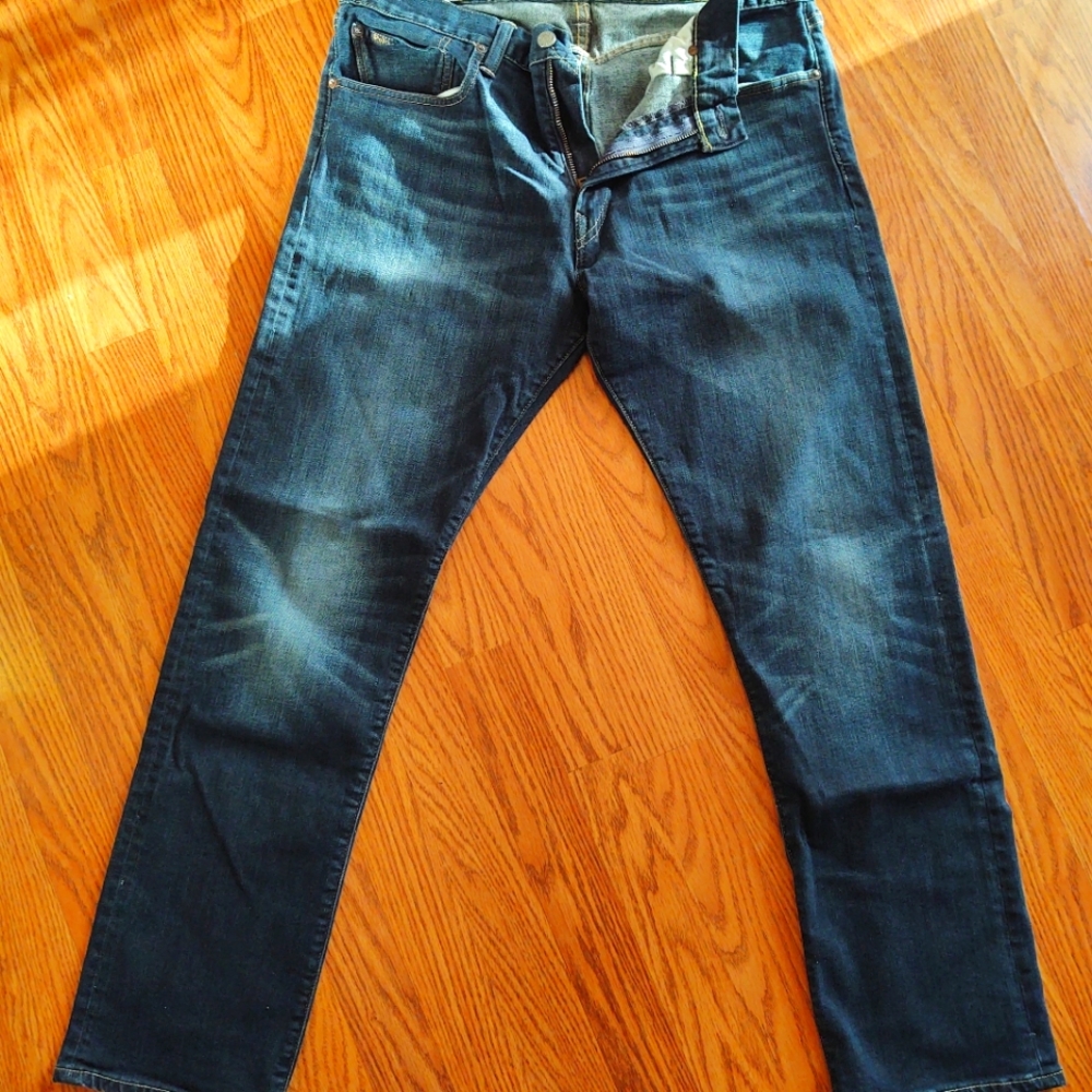 Polo Ralph Lauren Hampton Straight Jeans - Dark Blue Wash - 34x32